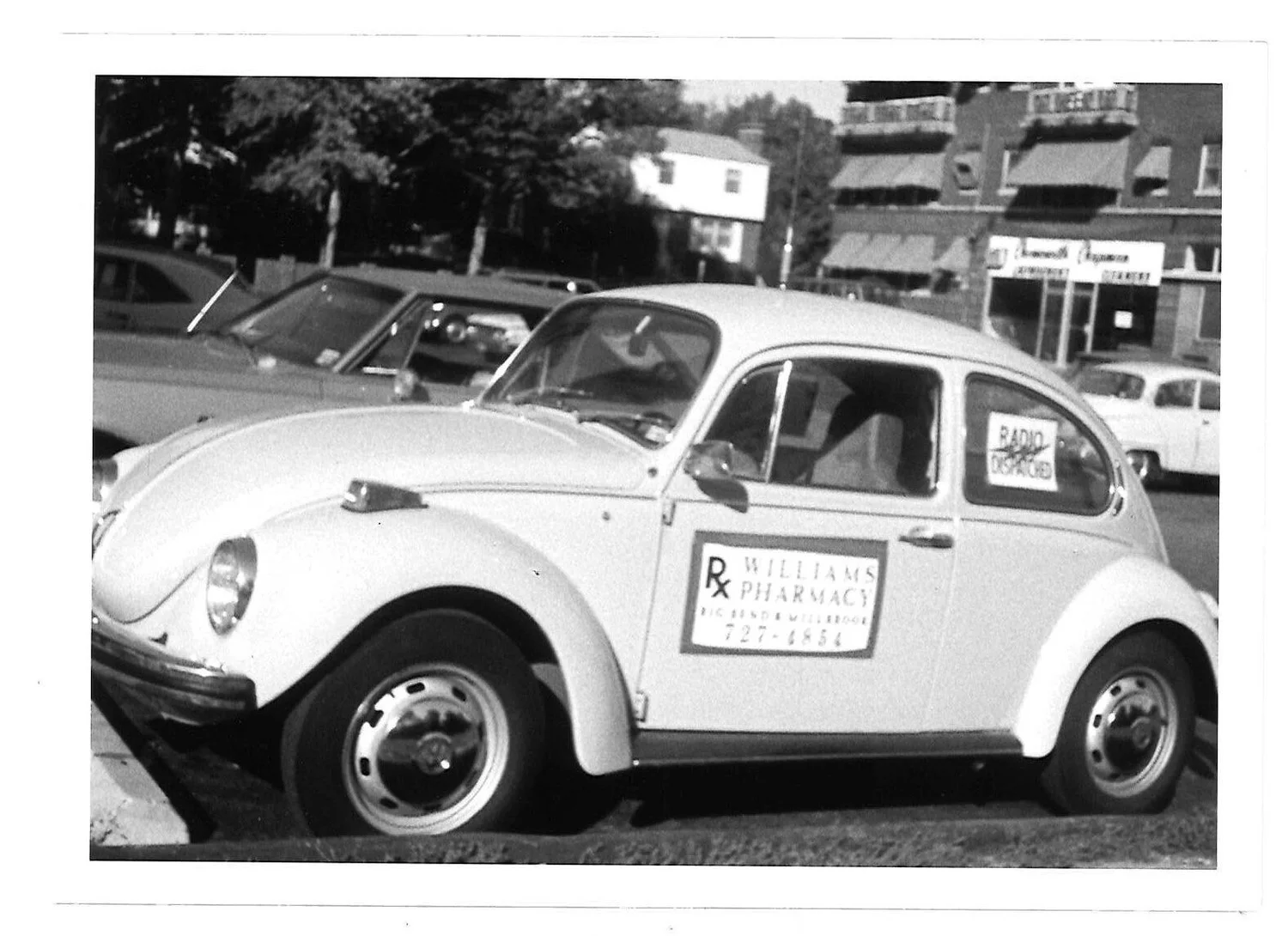 The original Williams Pharmacy delivery car